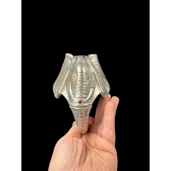 Elephant Gravy Serving Boat Dish Arthur Court 1989 Vintage 8"x6 x4" Rare - Picture 11 of 15